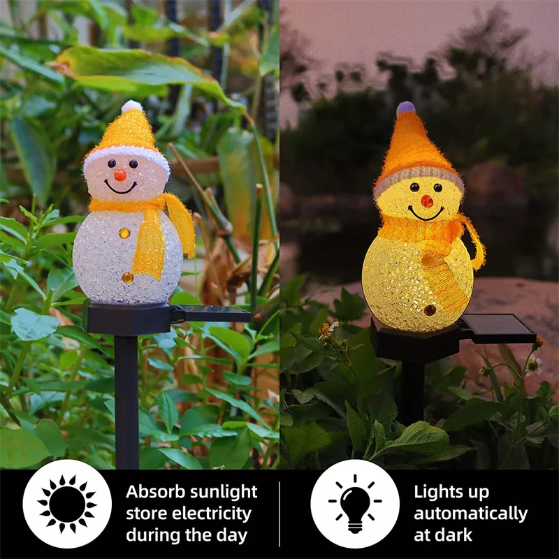 Solarwise: SnowmanChristmas Garden Lights