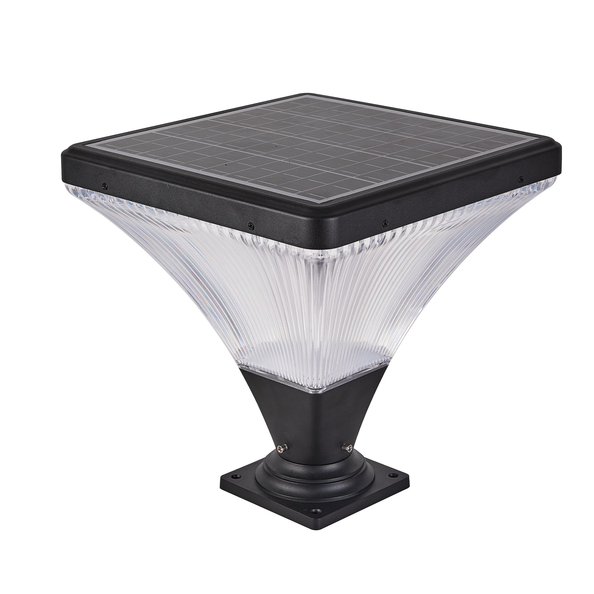 Solar Street Lamp Cap with Base 1 pack