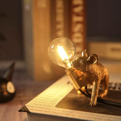 Lampe de table pour petits animaux en forme de souris