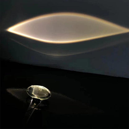 Lampe de table en cristal avec projecteur d'étoiles