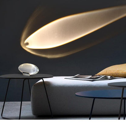 Lampe de table en cristal avec projecteur d'étoiles