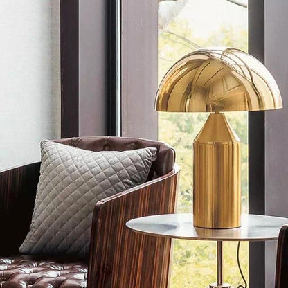 Dome Metal Mushroom Table Lamp