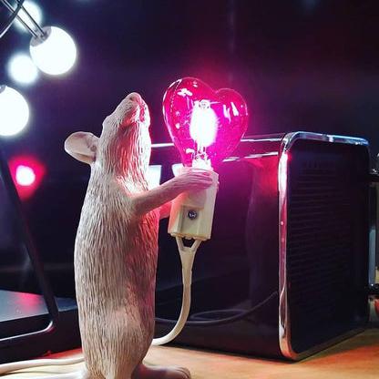 Lampe de table pour petits animaux en forme de souris