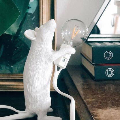 Lampe de table pour petits animaux en forme de souris