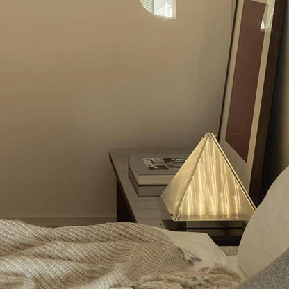 Pyramid Night Table Lamp