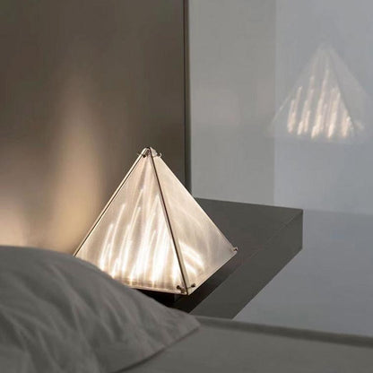 Pyramid Night Table Lamp