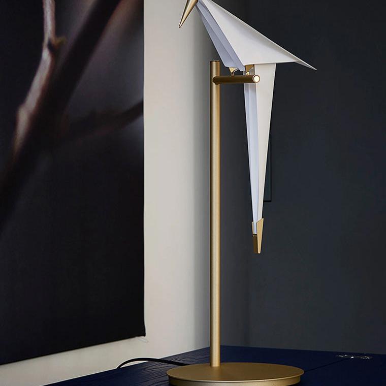 Crane Origami Bird Table Lamp