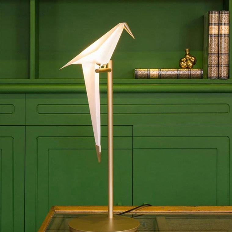 Crane Origami Bird Table Lamp