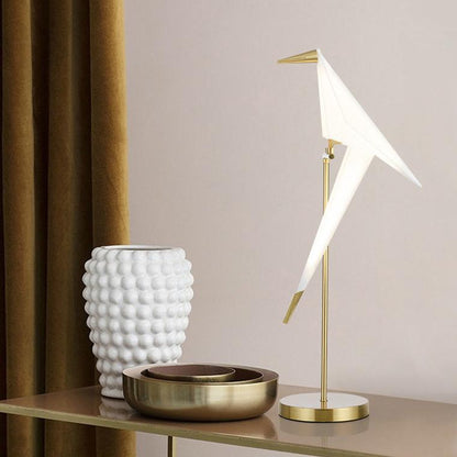 Crane Origami Bird Table Lamp