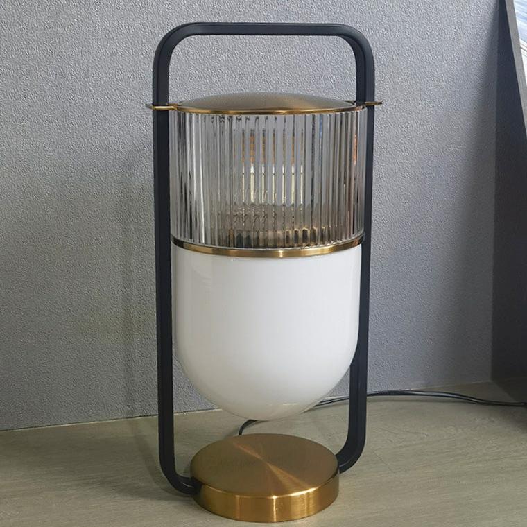 Portable Touch Glass Lantern Table Lamp