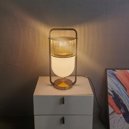 Portable Touch Glass Lantern Table Lamp