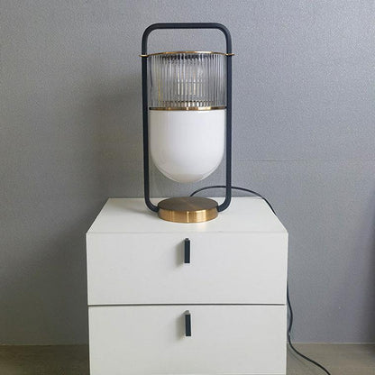 Portable Touch Glass Lantern Table Lamp