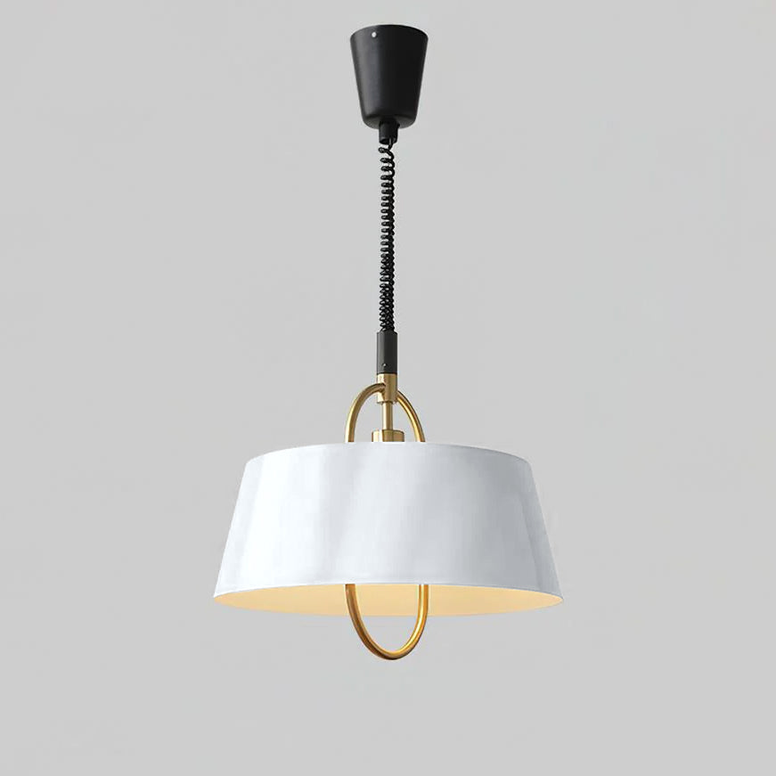 Modern Colored Pull Chain Pendant Light