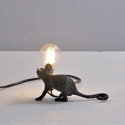 Lampe de table pour petits animaux en forme de souris