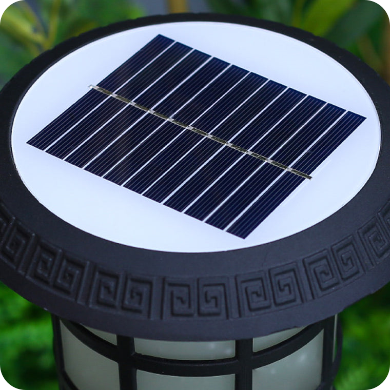 Garden Solar Column Headlight