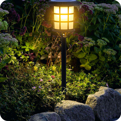 Garden Solar Column Headlight