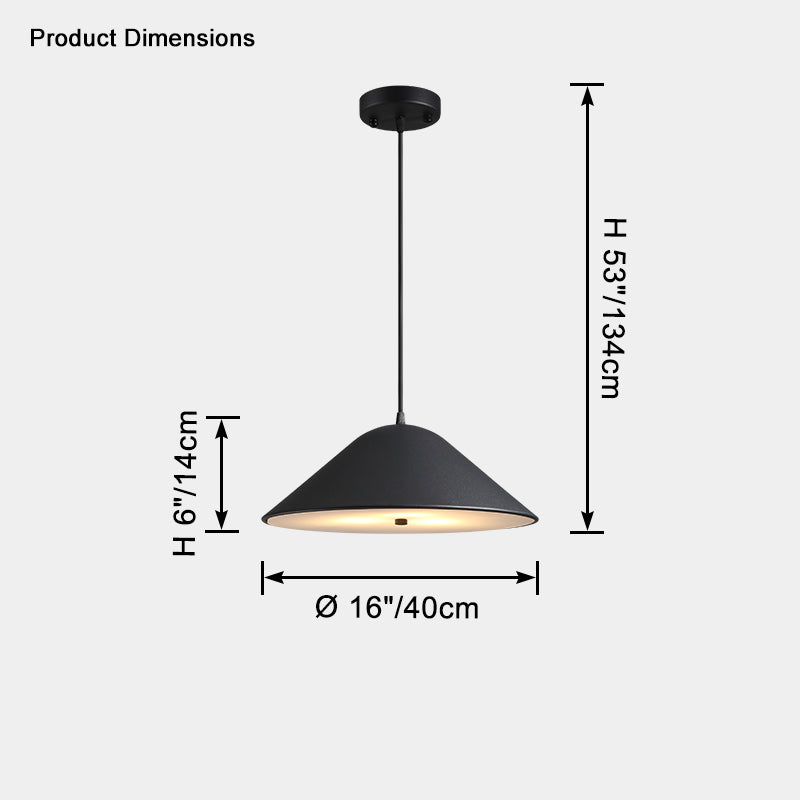 Cone Metal Pendant LIght