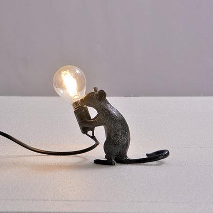 Lampe de table pour petits animaux en forme de souris