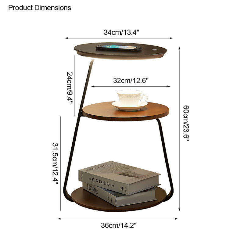 End Table Floor Lamp