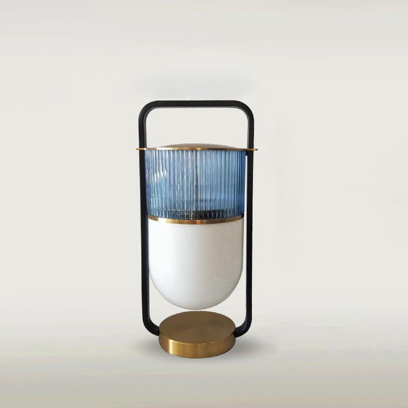 Portable Touch Glass Lantern Table Lamp