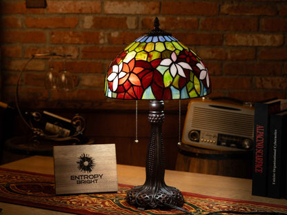 Amber Glow Harmony Tiffany Table Lamp