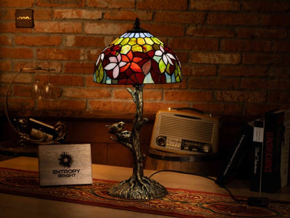 Amber Glow Harmony Tiffany Table Lamp