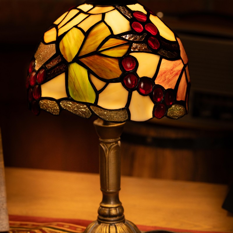 Warm Glow Blossom Tiffany Lamp