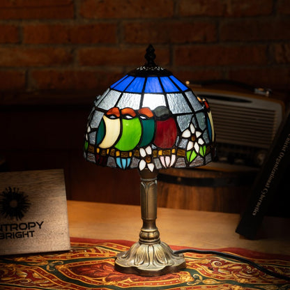 Rainbow Harmony Bloom Tiffany Lamp