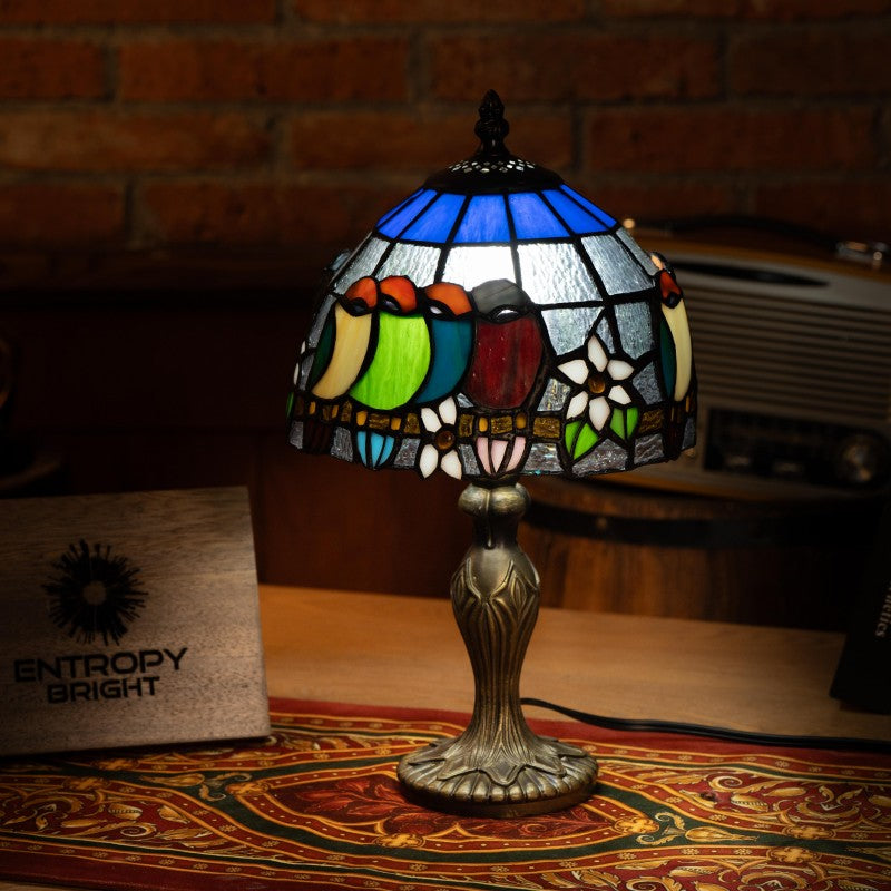 Rainbow Harmony Bloom Tiffany Lamp