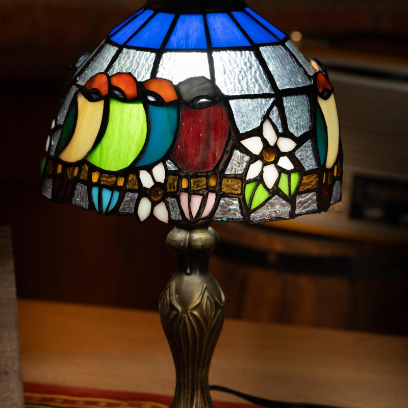 Rainbow Harmony Bloom Tiffany Lamp