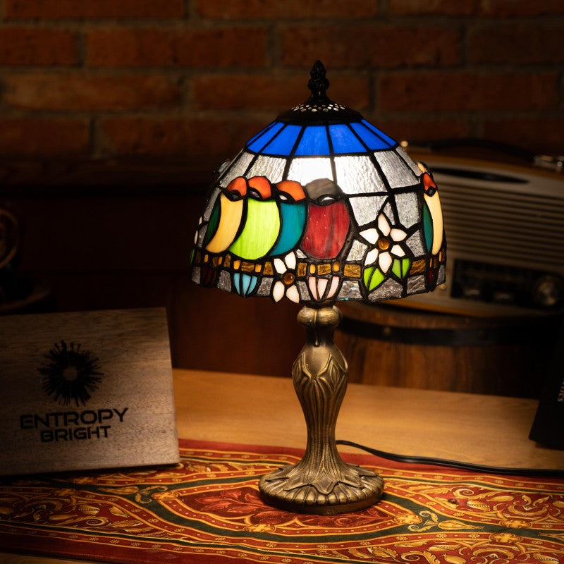 Rainbow Harmony Bloom Tiffany Lamp