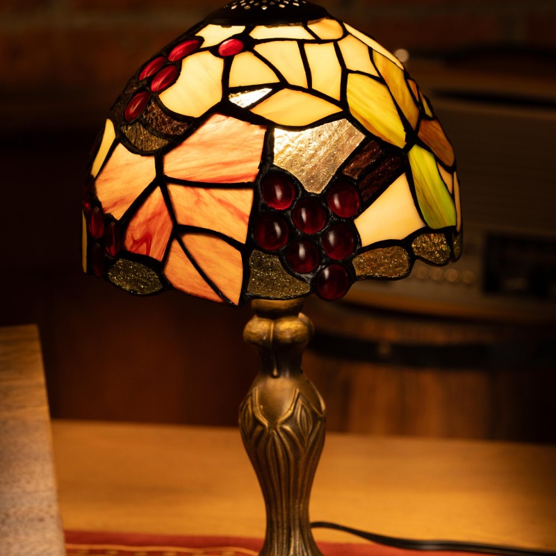 Warm Glow Blossom Tiffany Lamp