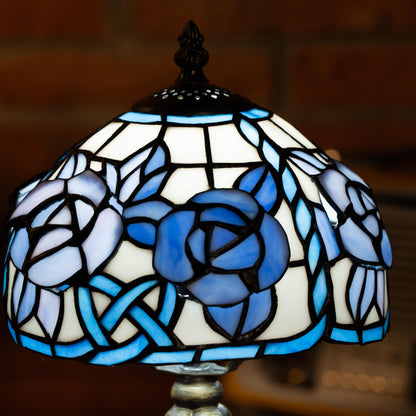 Twilight Petal Glow Tiffany Lamp