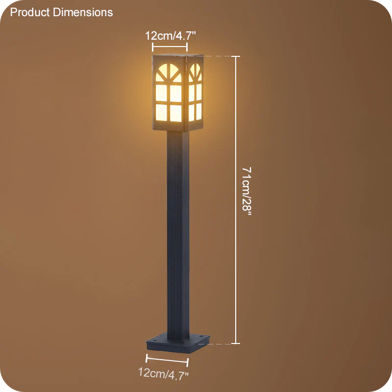 Modern Landscape Path Light IP65 Waterproof Pathway Light Aluminum Housing Bollard Lights