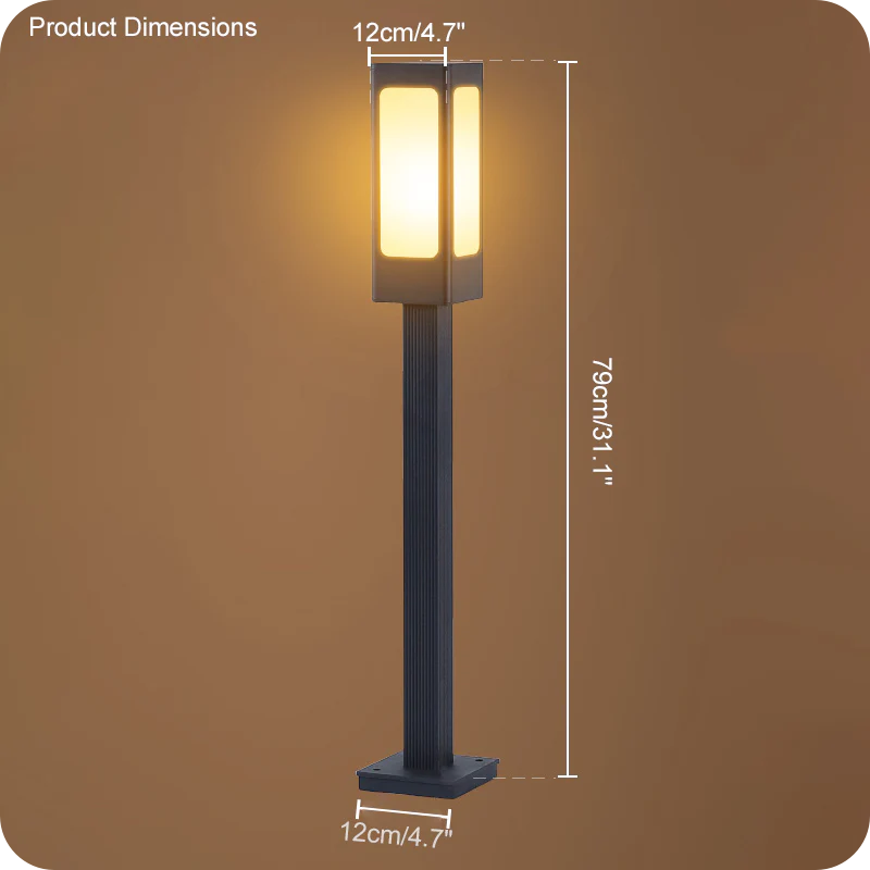 Modern Landscape Path Light IP65 Waterproof Pathway Light Aluminum Housing Bollard Lights