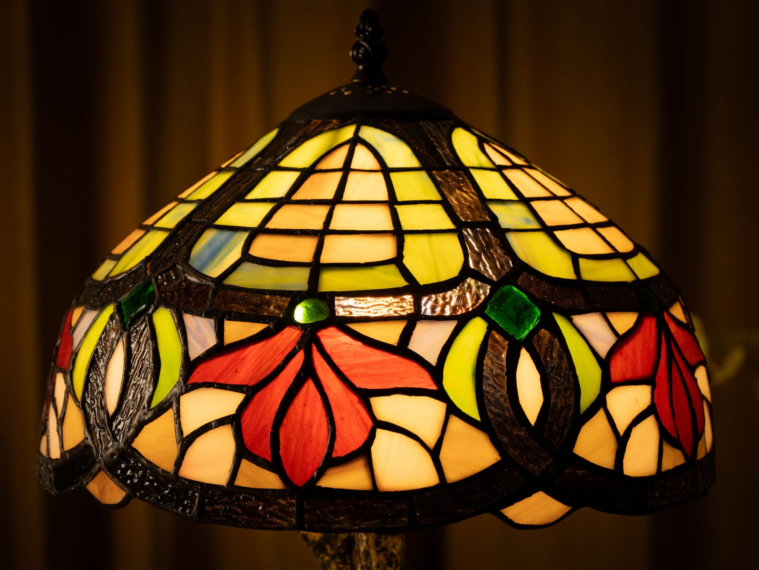 Forest Blossom Tiffany Table Lamp