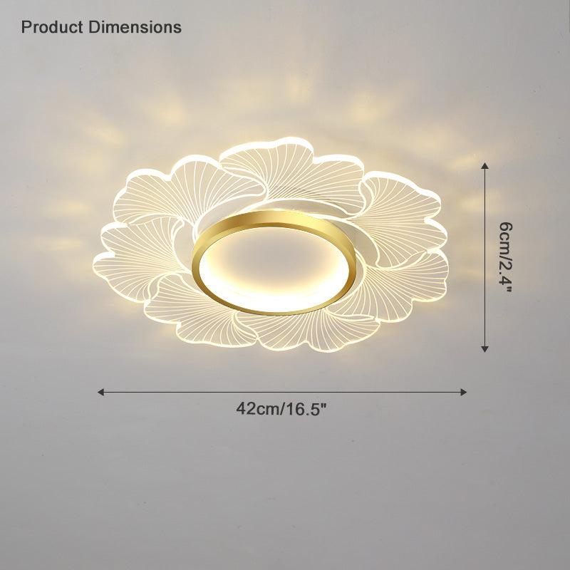 Ginkgo Leaf Ceiling Light