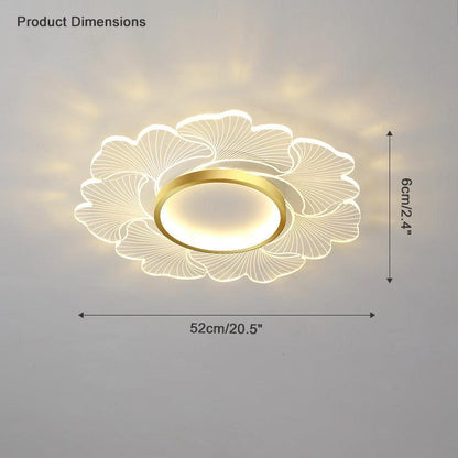 Ginkgo Leaf Ceiling Light