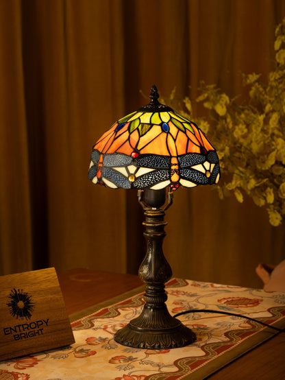 Golden Wings Tiffany Table Lamp