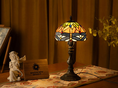 Golden Wings Tiffany Table Lamp