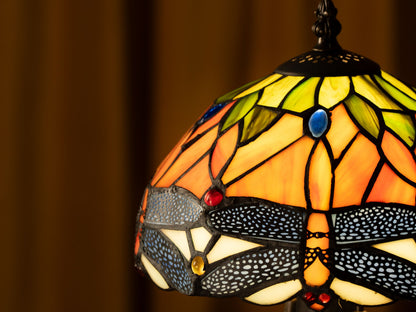 Golden Wings Tiffany Table Lamp