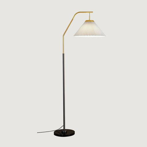 Pleated Hanging Floor Lamp