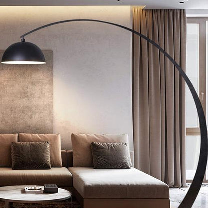 Dome Arc Floor Lamp over Couch