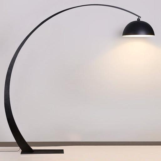 Dome Arc Floor Lamp over Couch