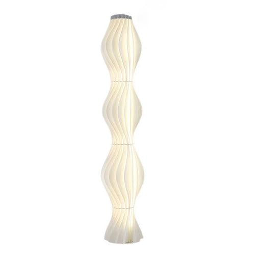 Wavy Column Floor Lamp with Hue Dimmer