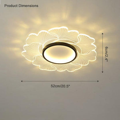 Ginkgo Leaf Ceiling Light