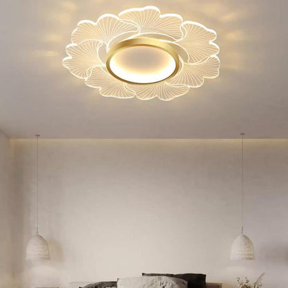 Ginkgo Leaf Ceiling Light