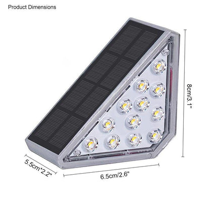 Lámpara solar para terraza con detector de movimiento