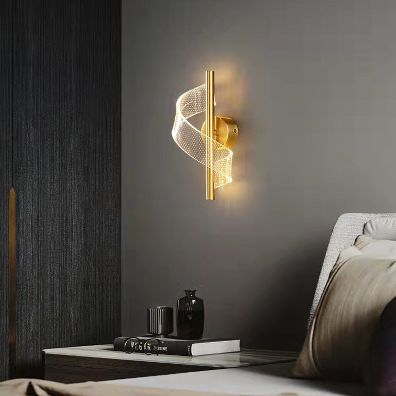 Ribben Brass Wall Sconce