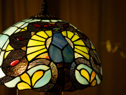 Mystic Leaf Tiffany Table Lamp